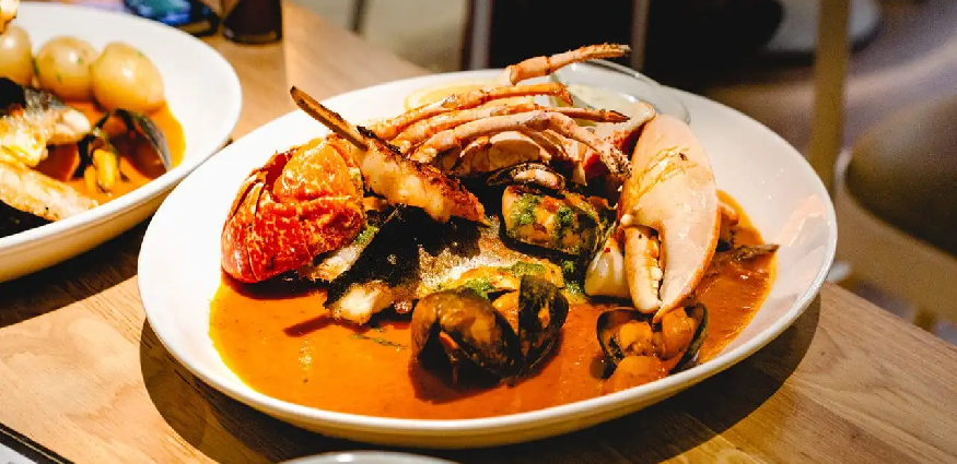Seafood restaurants in london
